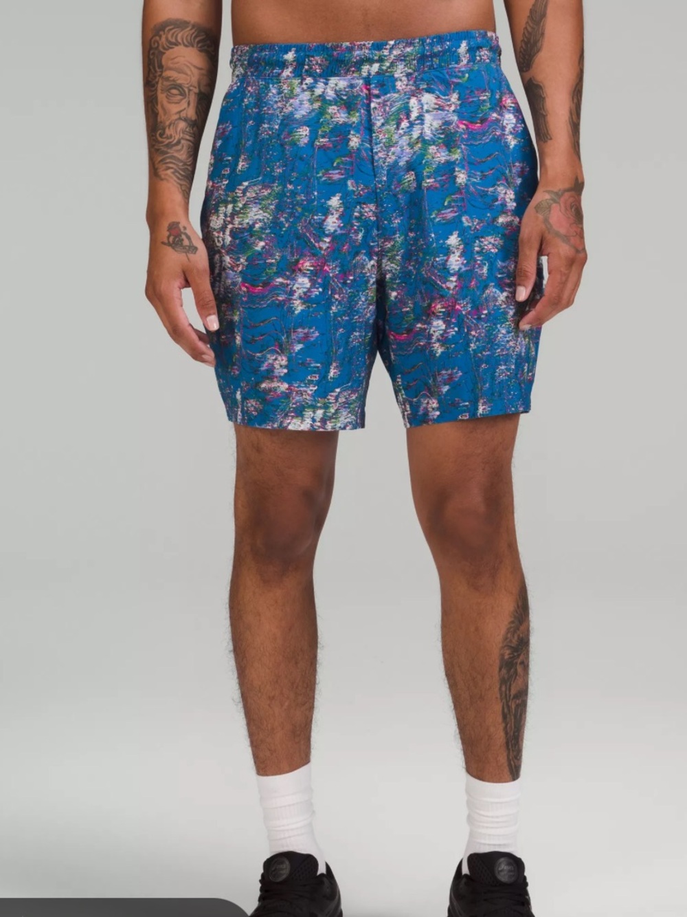 Lululemon Pace Breaker Linerless Shorts 7" In Speed Floral Poolside. Size XL.
